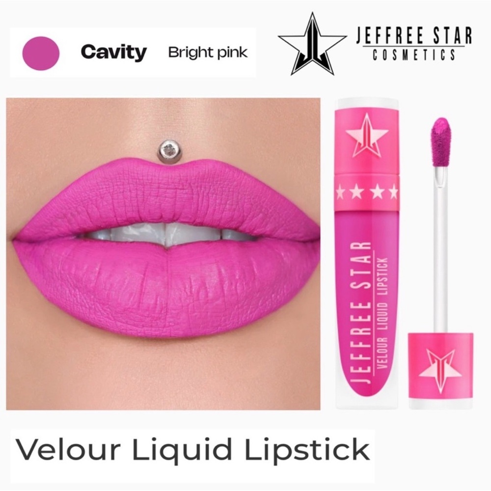 Jeffree Star Velour Liquid Lipstick — Cavity Bright Pink